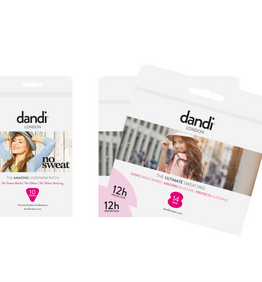 Female dandi® patches x 1 pack and pads x 2 packs 10% discount bundle