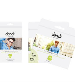 Male dandi® patches x 1 pack and pads x 2 packs 10% discount bundle