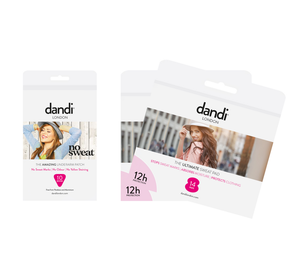 Female dandi® patches x 1 pack and pads x 2 packs 10% discount bundle